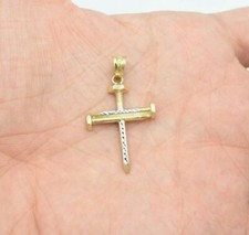 3.5cm Vis Clou Croix Breloque