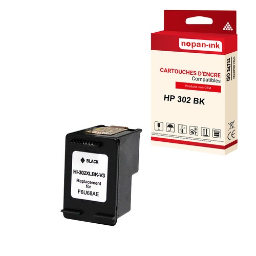 Cartouche 302 302xl noir - 302,