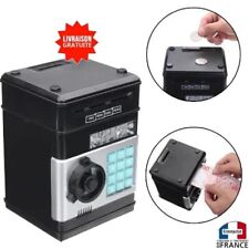 Tirelire coffre fort à codes banque piece billet