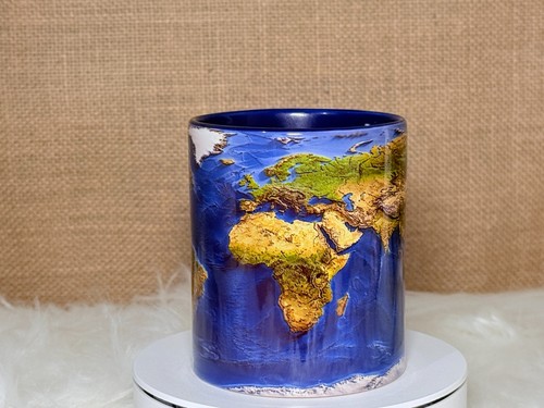 Mug planisphère carte - planisphère, du