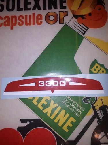 Solex autocollant filtre - de, a