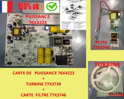 Carte puissance filtre - de, +