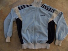 VESTE SURVETEMENT ADIDAS VENTEX PEAU DE PECHE MADE IN FRANCE VINTAGE ANNEES 80