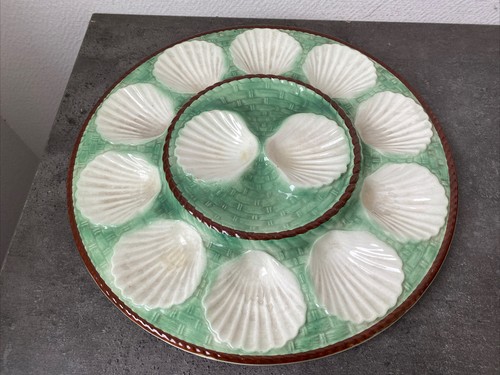 Ancien plat huîtres 12 - plat,