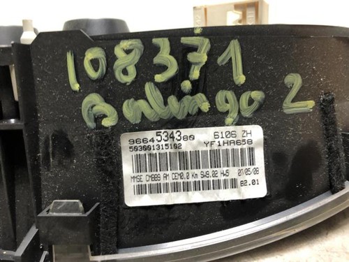 Compteur citroen berlingo - berlingo, 2
