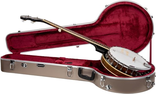 Abs molded banjo case for - banjo,