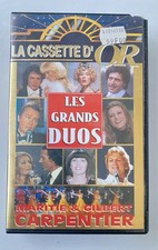 VHS Les Grands Duos Michel Sardou Claude François Sheila Dalida Carpentier Ibach