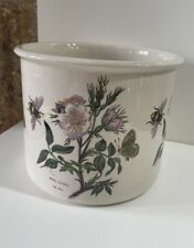 PORTMEIRION BOTANIC GARDEN GRAND CACHE POT ROSA CANINA FAÏENCE ANGLAISE ENGLAND