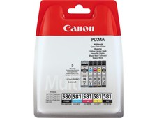 PACK DE 5 CARTOUCHES CANON 580