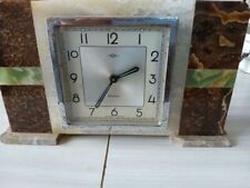 Réveil art déco marbre multicolore DEP "8 DAYS" Made in France