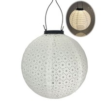 Solar Lampion Lanterne Ø 25 CM Papier Plastique Lampe Solaire Lumière