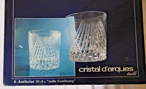 Verres wisky cristal - 6,