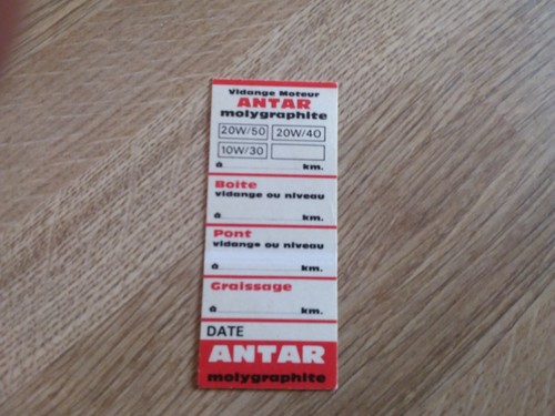 Ancien autocollant vintage - ancien,