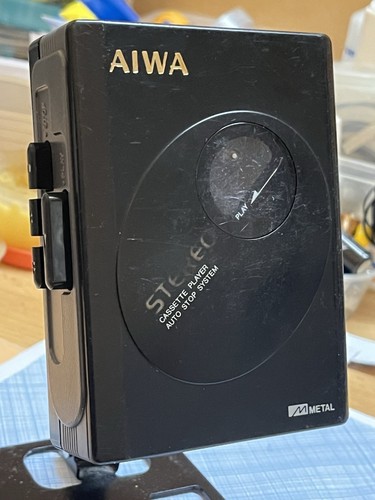 Aiwa portable cassette player - aiwa,