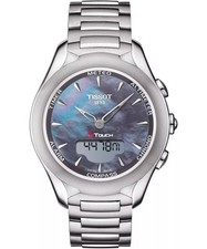 Tissot Montre Argent Analogique - Digital Femmes T-touch Solar T0752201110101