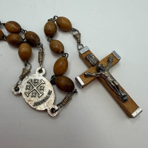 Collier chapelet fait main - , en