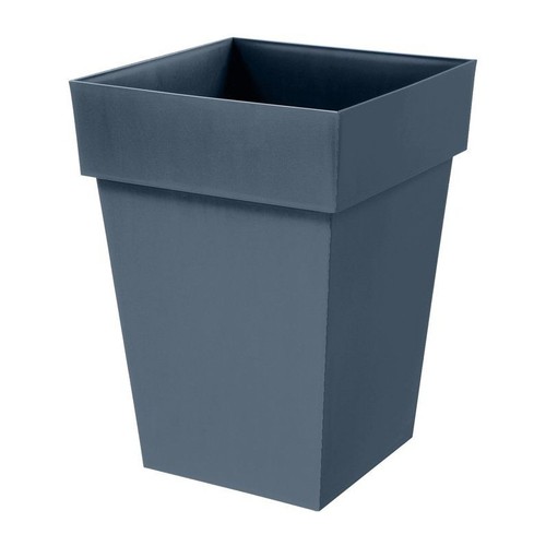 Pot fleur haut carré - carré,