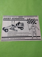 PUBLICITE DINKY SUPERTOYS LE PROFILEUR 100 RICHIER MINIATURE - 1960 - ( B1 )