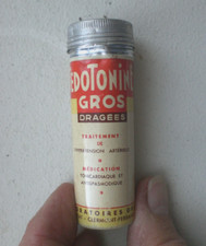 Ancien tube de dragées SEDOTONINE GROS  médicaments, pharmacie.
