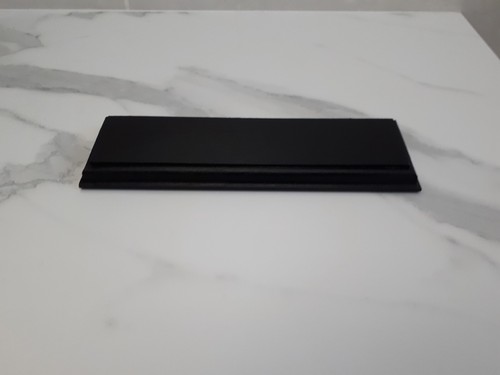Socle bois peint noir - socle,