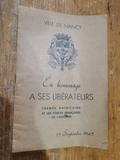 Livret -Ville De NANCY EN