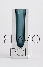 Vase Sommerso en verre de Murano par Flavio Poli - Élégance intemporelle