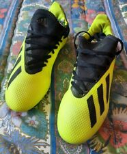 Adidas Chaussures de Football X 18.3 Sg AQ0710 Coul. Jaune Fluo/Noir Août 2018