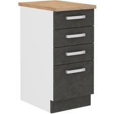 Meuble bas 4 tiroirs avec plan