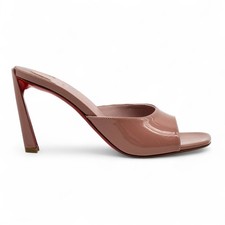 Chaussons À Talons En Cuir