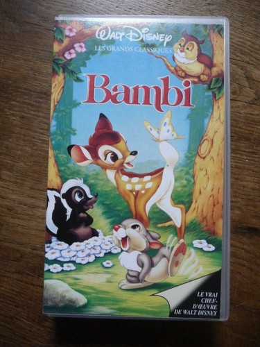Vhs disney bambi francais - vhs,