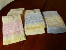 6 ANCIENNES SERVIETTES DE