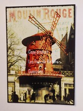 MOULIN ROUGE collection PAris vintage 2010 carte postale 