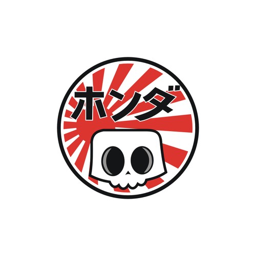 Sticker plastifié japan - plastifié,