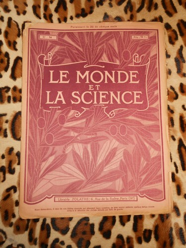Revue monde et - le, science