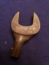 Snap on Bonney QYO30 Torque Head, open End, 15/16" Interchangeable  Y size used
