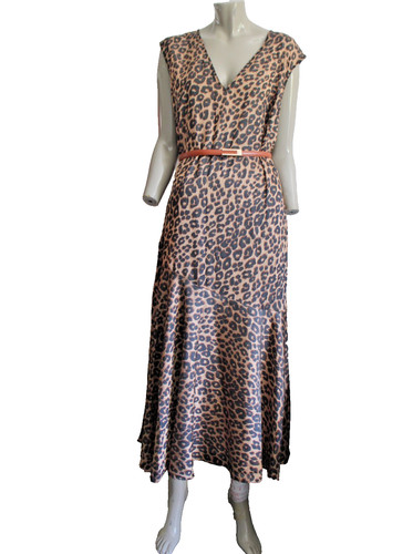 Robe longue imprimé - mi,