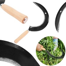 Faucille à main faucille faucille faucille manche en bois faucille ronde...