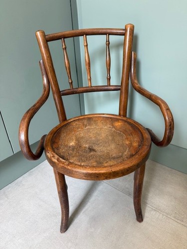Ancienne chaise bois enfant - bois,