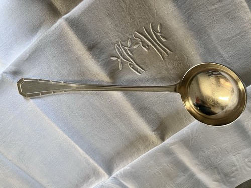 Louche alfenide art deco - louche,
