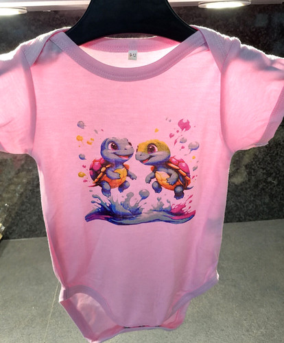Body bébé tortue manches - body,