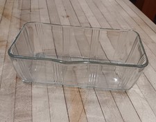 Clear Pressed Glass Loaf Pan