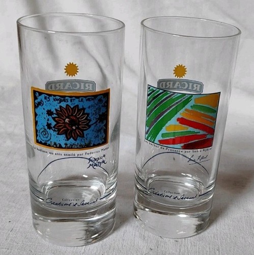 Verres ricard série - verres,