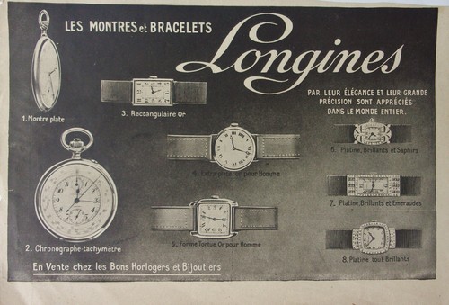 Publicité ancienne montres - ,