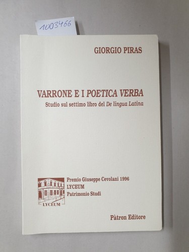 Varrone poetica verba - e, i
