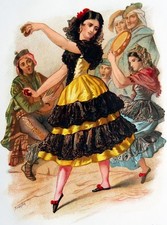 ESPAGNE - DANSEUSE de FLAMENCO