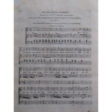DELLA MARIA Domenico L'Opéra Comique No 3 Chant Piano ca1800