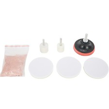 8*-Kit de polissage verre oxyde de cérium pare-brise anti-rayures tampon feutre