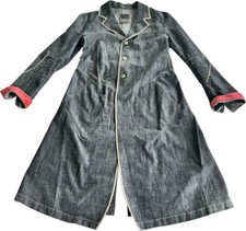 Superbe longue veste en jean