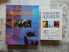 Lot de 2 livres vous et votre aquarium et les plus beaux aquariums du monde