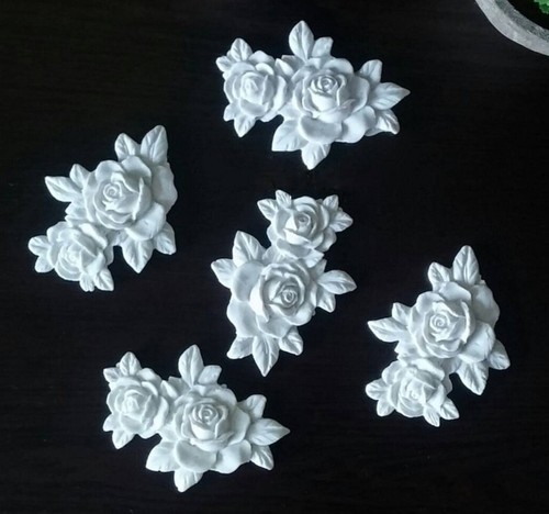 Moule silicone fleur double - silicone,